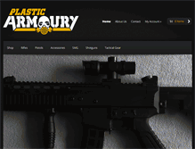 Tablet Screenshot of plasticarmoury.com